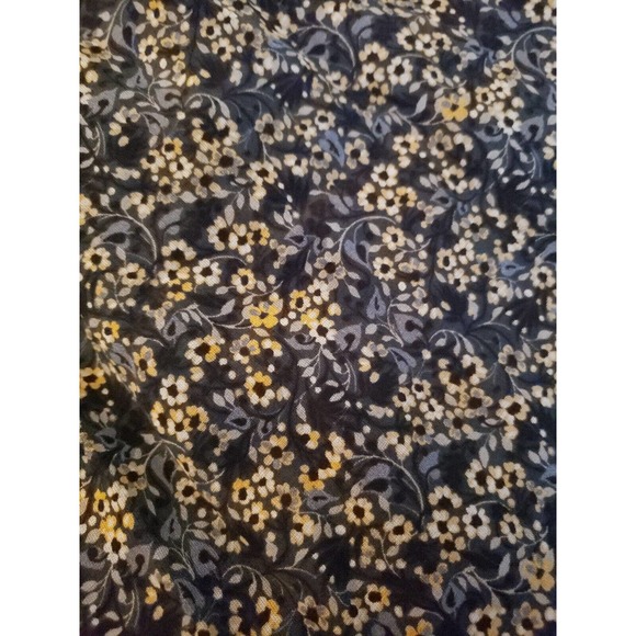 Masscob Womens Floral Print Tapered Crop Pants Elastic Waist FR34 US Sz 2 (B - Picture 6 of 6